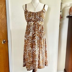 1775 animal print sundress